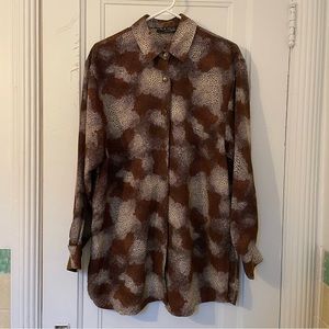 Vintage Women’s 80s button down blouse